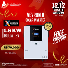 Inverex Veyron II 1.6KW Premium MPPT Solar Inverter (1600W12V 5 Year Brand Warranty