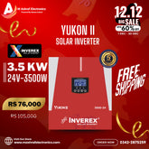 Inverex Yukon II 3.5KW Hybrid Solar Inverter