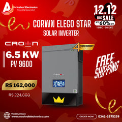 Crown Elego Star 6.5KW Solar Hybrid Inverter Pure sine wave solar MPPT 5 Year Warranty