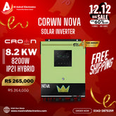 Crown Nova 8.2KW IP21 Hybrid Inverters Single Phase