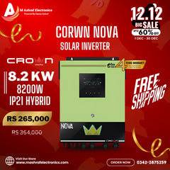 Crown Nova 8.2KW IP21 Hybrid Inverters Single Phase