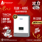 Trion Flux 4005 3800Watts PV4200 Off Grid Solar Inverter & Controller