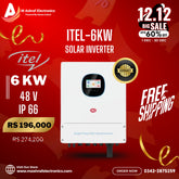 Itel 6KW IP66 Hybrid Max MPPT Charging Solar Inverter