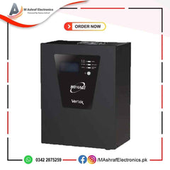 Homage Vertex ( SOLAR SUPPORTED INVERTER) HVS-1214-SCC 1200VA 1000Watts 12VDC 230VAC - M Ashraf Electronics