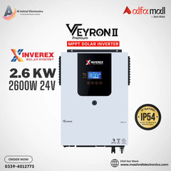Inverex veyron II 2.6KW Premium MPPT Solar Inverter ( 2600W24V 5 Year Brand Warranty