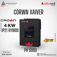 Crown Xavier 4 KW Inverter Pure Sine Wave Solar Hybrid Inverter 5 Year Warranty