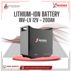 Inverex Lithium-ION Battery INV-LV 12V 200Ah 5 Year Warranty