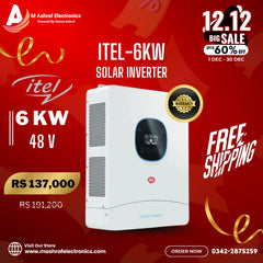 Itel 6kW Pro SP-Hybrid Inverter – Reliable Solar Power for Home & Business