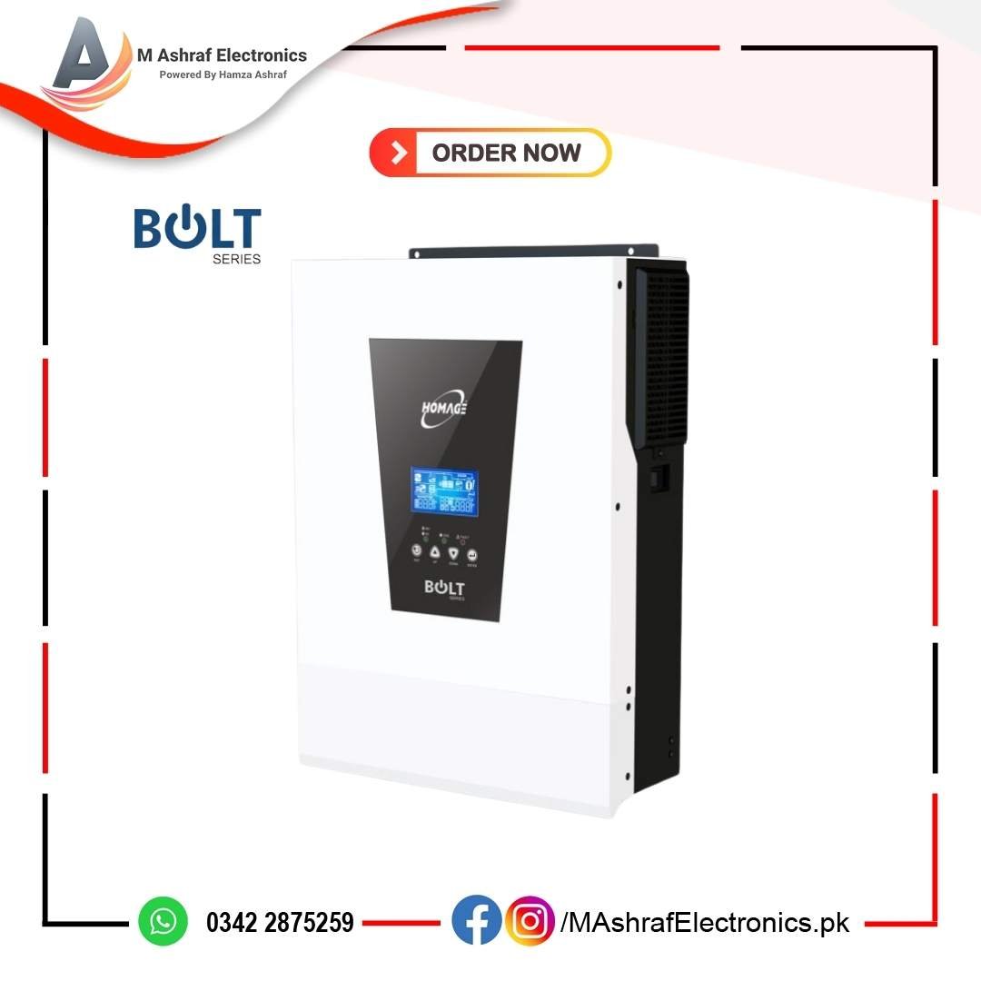 HOMAGE BOLT SERIES (HBS - 5617SCC) UPS SOLAR SUPPORTED INVERTER - M Ashraf Electronics