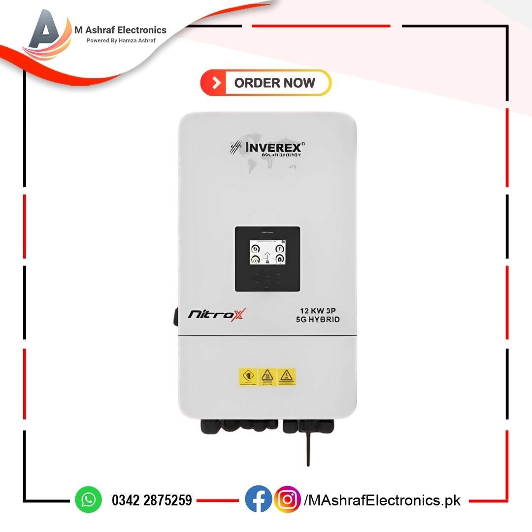 Inverex Nitrox 12KW – 48V Solar inverter (Three phase) - M Ashraf Electronics