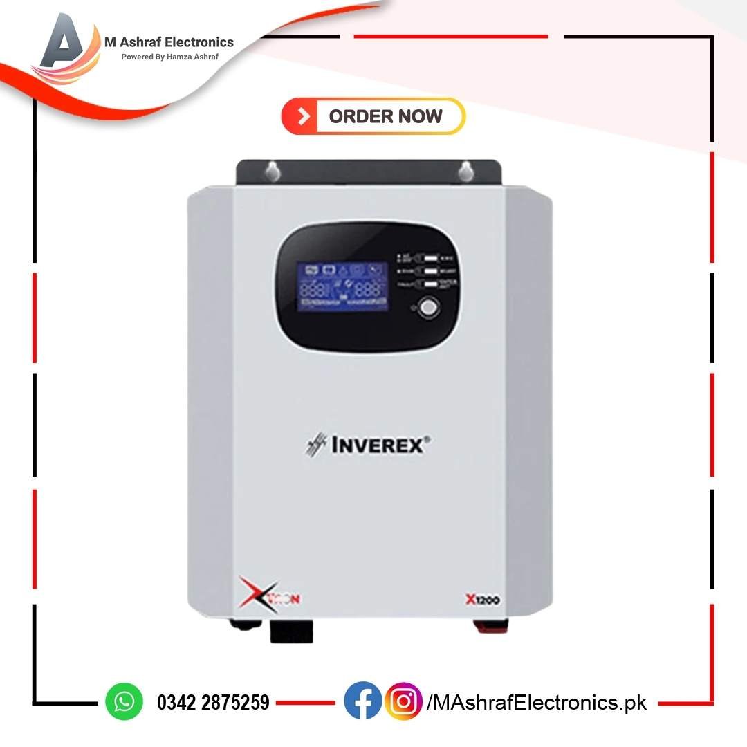 INVEREX XTRON X1200 BUILT - IN 50A MPPT SOLAR CHARGER UPS - M Ashraf Electronics