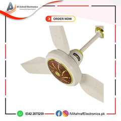 Khurshid Fan ICON (AC - DC Ceiling Fan Inverter Hybrid) Remote Control Copper Winding 56 Inches 2 Year Brand Warranty - M Ashraf Electronics