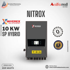 INVEREX NITROX  HYBRID 10 KW SP-5G  IP65 PV16000 5 Year Warranty M Ashraf Electronics