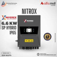 Inverex NitroX 6.6KW SP Hybrid IP65 Dual MPPT Solar Inverter Brand Warranty