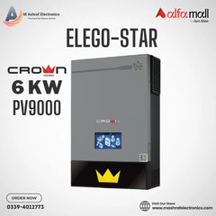 Crown Elego Star 6.5KW Solar Hybrid Inverter Pure sine wave solar MPPT 5 Year Warranty