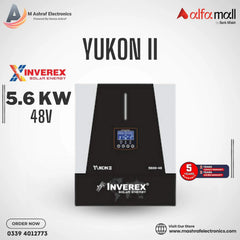 Inverex Yukon II .5.6 KW-48V Solar Inverter High-Efficiency Pure Sine Wave Inverter 5 Years Brand Warranty