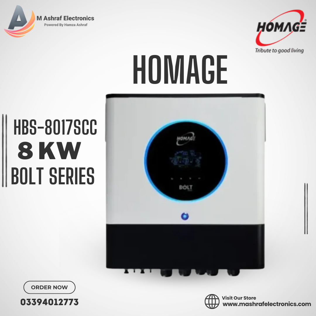 Homage HBS-8017SCC Bolt Series Ups Solar Supported Inverter