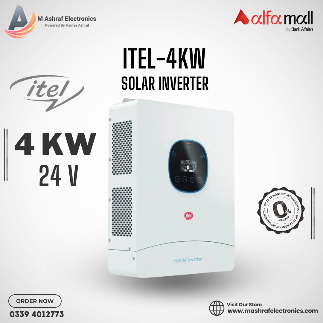 Itel 4kW SP-Hybrid Inverter – High-Efficiency Solar Power Solution