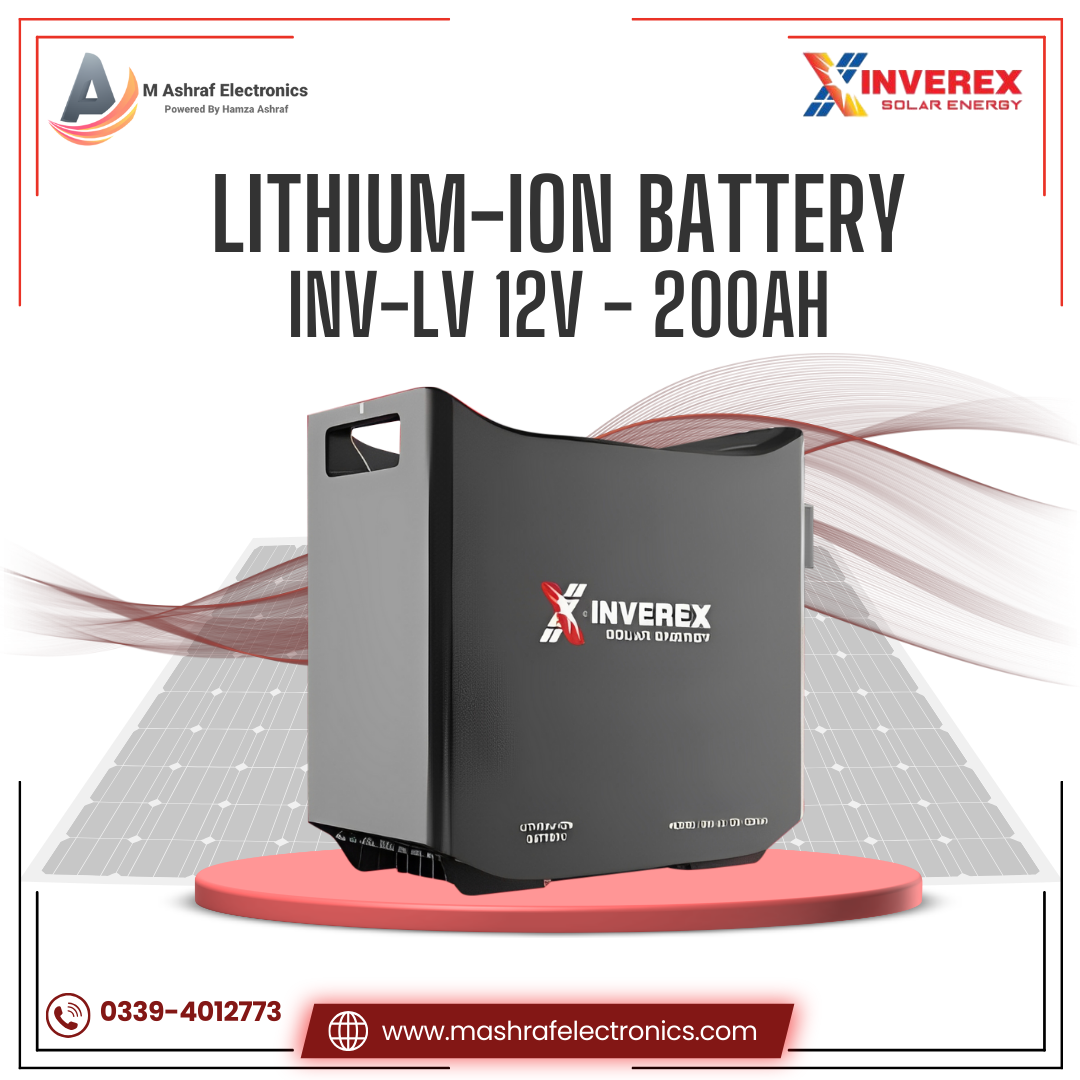 Inverex Lithium-ION Battery INV-LV 12V 200Ah 5 Year Warranty