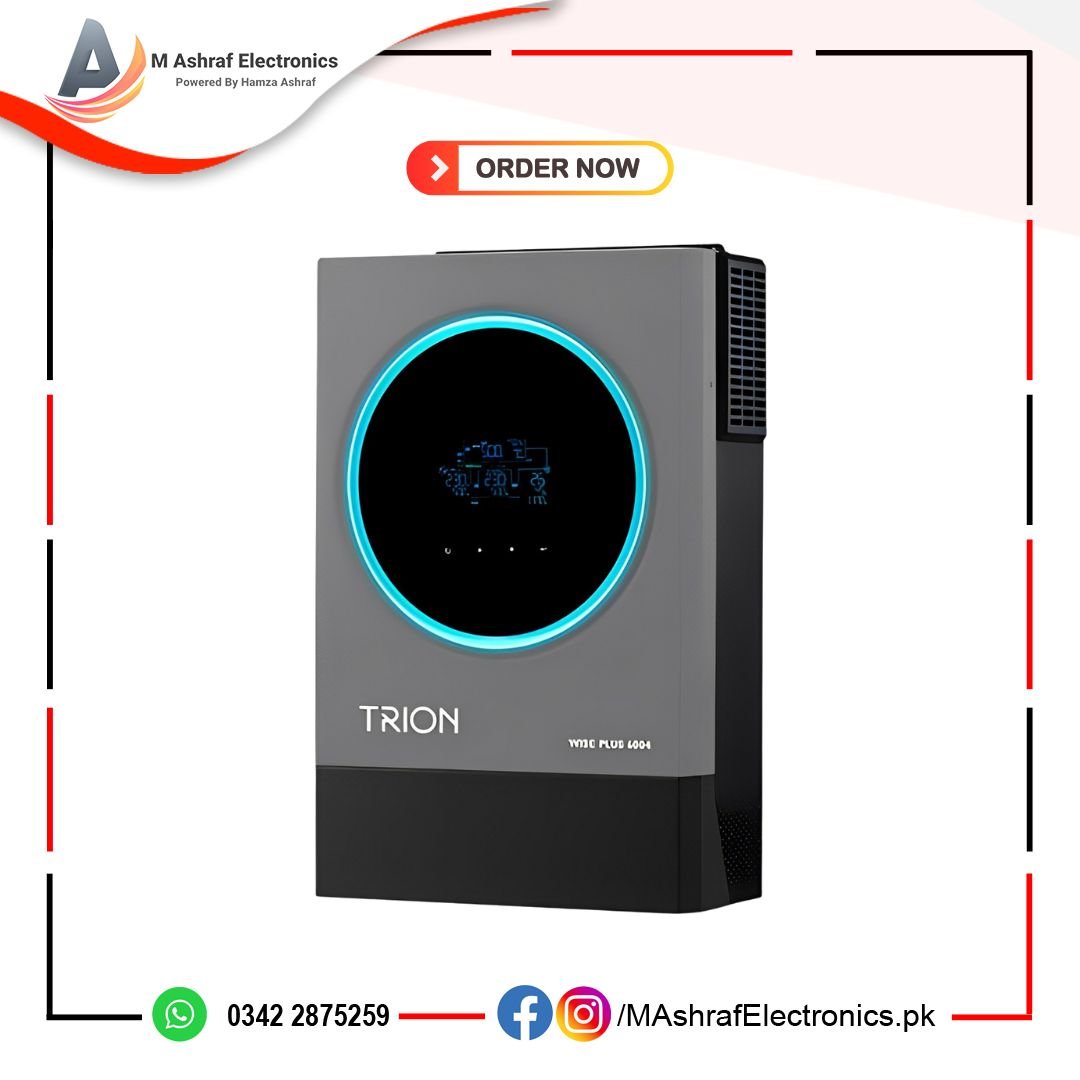 TRION WISE PLUS - 6004 6000W Hybrid Solar Inverter Smart Power Source - M Ashraf Electronics